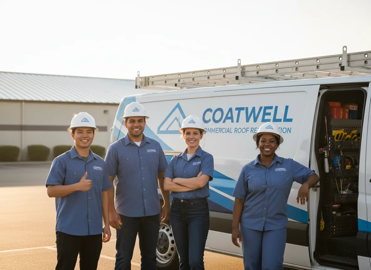 Commercial roof coating company in Ashford, WA